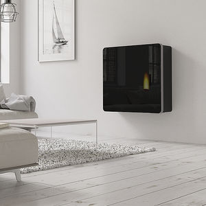 pellet boiler stove / contemporary / metal