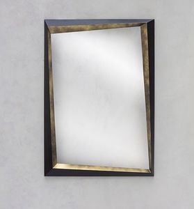 wall-mounted mirror / contemporary / rectangular
