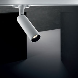 LED track light / round / aluminum / commercial