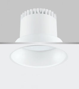 recessed downlight / LED / round / commercial