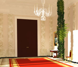 stabilized green wall / indoor