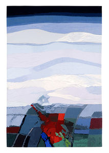contemporary tapestry / patterned / wool