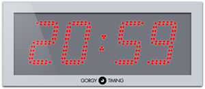 contemporary clocks / digital / wall-mounted / outdoor