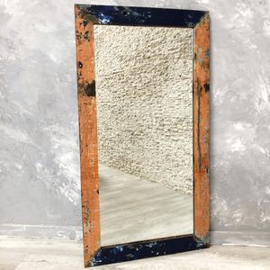 wall-mounted mirror / traditional / rectangular / contract