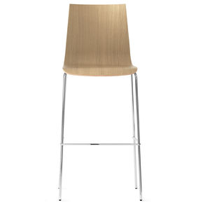 contemporary stool / wooden / for public spaces / contract
