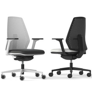 contemporary office chair / with armrests / on casters / star base