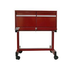 steel office unit / 2-drawer / on casters