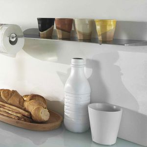 wall-mounted shelf / contemporary / aluminum / bathroom