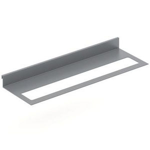 shelf towel rack / wall-mounted / aluminum