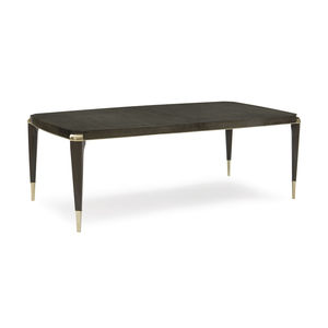 traditional dining table / birch / rectangular