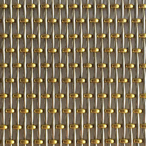 interior woven wire fabric / stainless steel / copper / elongated mesh
