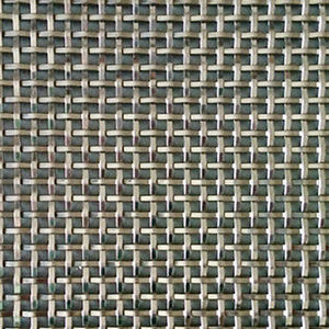 partition wall woven wire fabric / stainless steel / square mesh