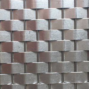 ceiling woven wire fabric / stainless steel / aluminum / close-knit mesh