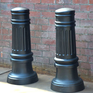 security bollard / cast aluminum