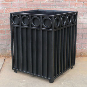 steel planter / aluminum / square / round