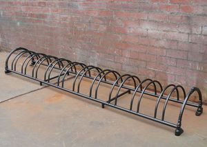 steel bike rack / cast iron / for public spaces