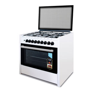 gas range cooker / wok / cast iron / with grill