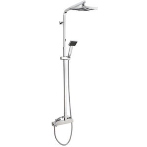 wall-mounted shower set / contemporary / with hand shower / with fixed shower head
