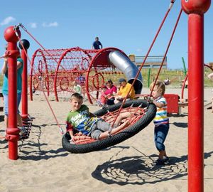 metal swing / playground