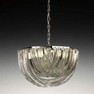 vintage chandelier / crystal / Venetian glass / LED