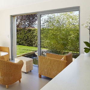 sliding glass door pocket system