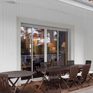 aluminum door profile / security / thermally-insulated / high-resistance