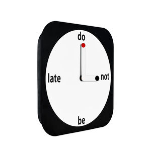 contemporary clocks / analog / wall-mounted / white