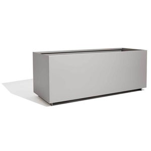 stainless steel planter / aluminum / COR-TEN® steel / rectangular