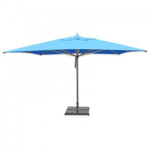 commercial patio umbrella / aluminum / polyester / wind-resistant