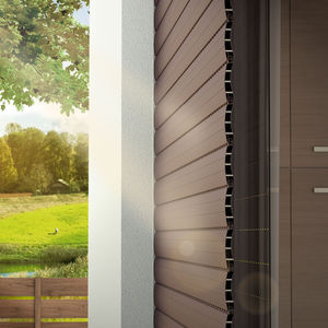 roller shutters / PVC / door / thermally-insulated