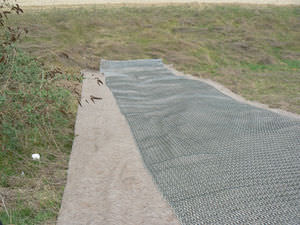 ground stabilization geogrid / polyethylene / polyester