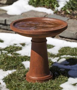 outdoor drinking fountain / stone