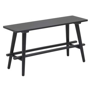 contemporary bench / solid wood / beech