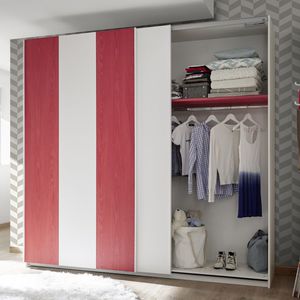 contemporary wardrobe / wooden / with sliding door / child's