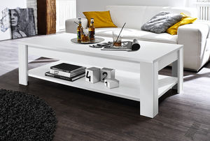 contemporary coffee table / oak / wenge / rectangular