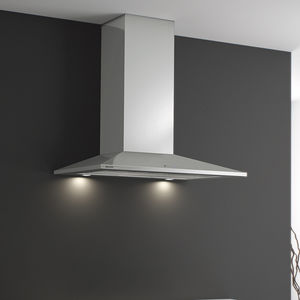 island range hood / with built-in lighting