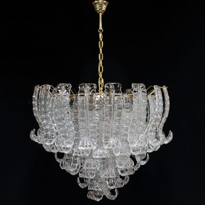 vintage chandelier / Murano glass / incandescent / LED