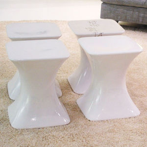 contemporary stool / ceramic / commercial / outdoor