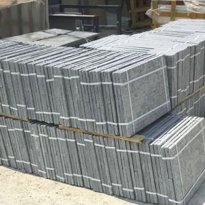 outdoor tile / floor / limestone / rectangular