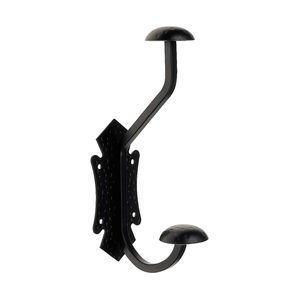 traditional coat hook / iron / double