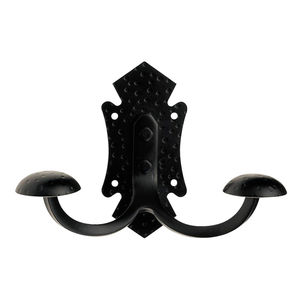 contemporary coat hook / iron / double