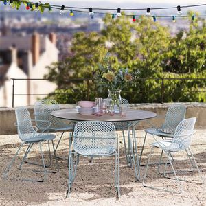 original design table / steel / HPL / round