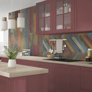 PVC wallcovering / commercial / textured / printed
