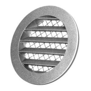 aluminum ventilation grill / round / for air supply and exhaust