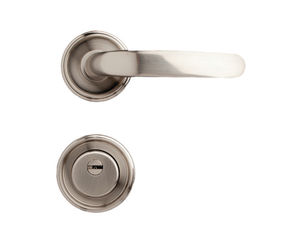 door handle / metal / contemporary / with lock