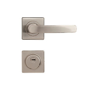 door handle / metal / contemporary / with lock