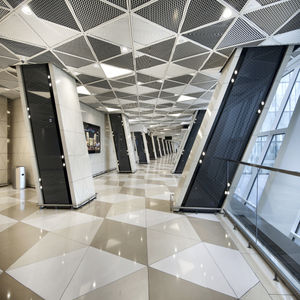 metal suspended ceiling / panel / wire / perforated