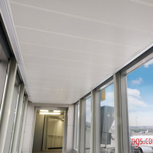 metal suspended ceiling / panel / decorative / wire