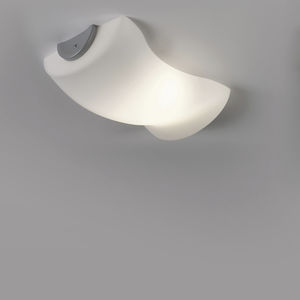 contemporary ceiling light / blown glass / halogen / home