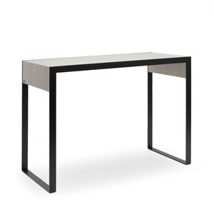 wood desk / stainless steel / contemporary / contract